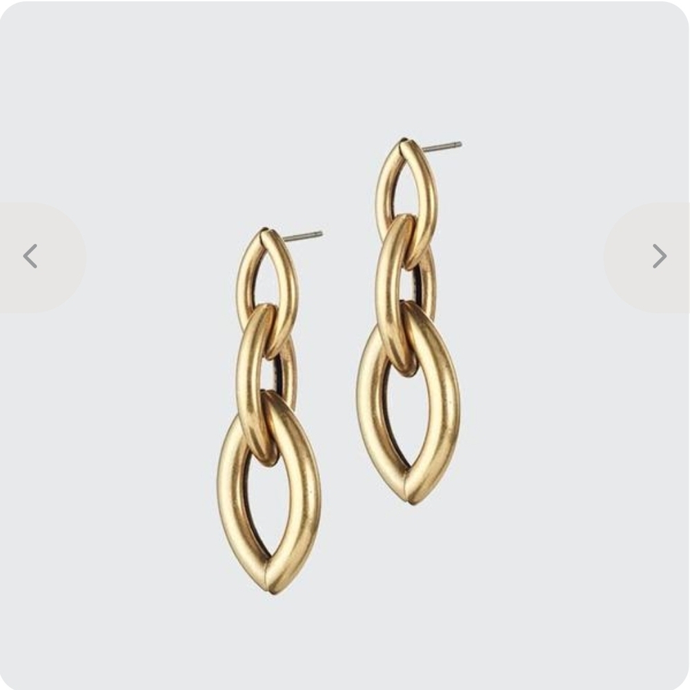 Jenny Bird Sloane Gold Tone Earrings